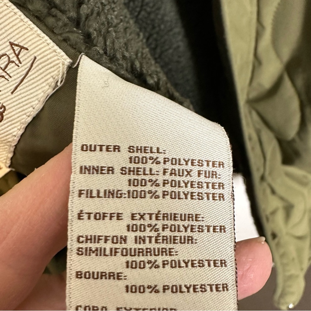 Koolaburra by UGG Reversible Sherpa Quilted Jacket, Olive Green | XXL - Picture 8 of 10
